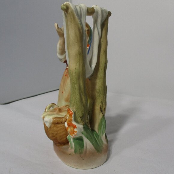 Vintage "Wash Day" Made in Occupied Japan Ceramic Porcelain Figure Figurine - Picture 5 of 9